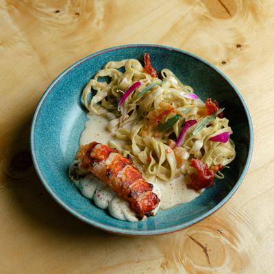 Lobster Linguini plate
