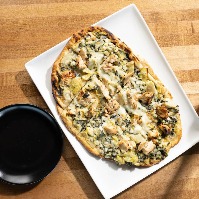 Chicken N’ Artichoke Spinach Flatbread photo
