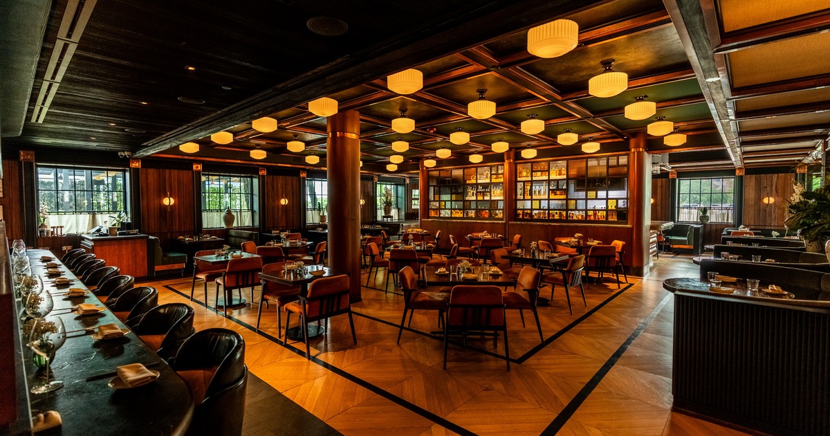 Interior, elegant seating area