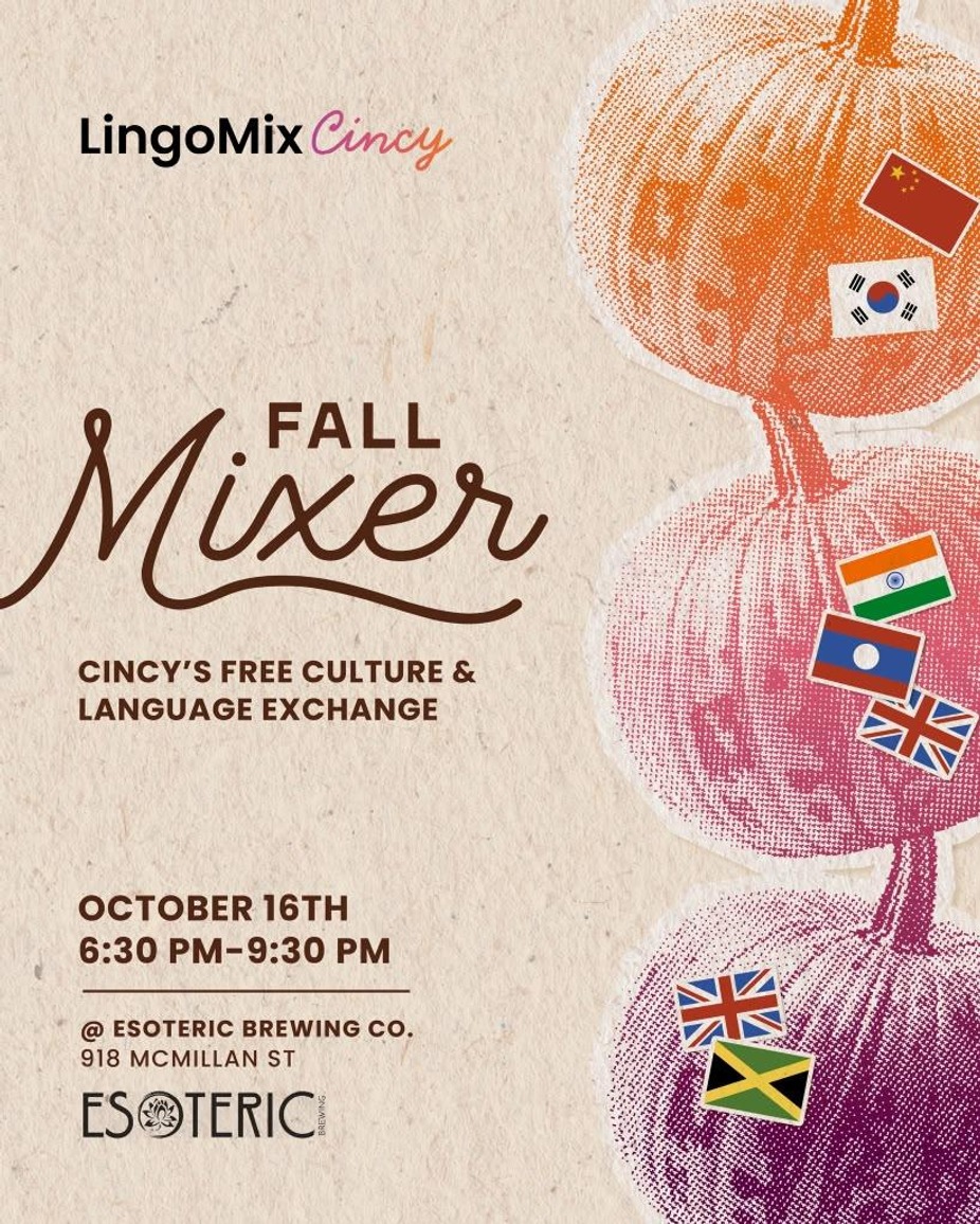 LingoMix Cincy Fall Mixer event photo