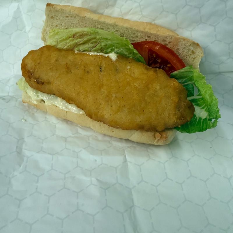 Beer Batter Haddock Sandwich photo