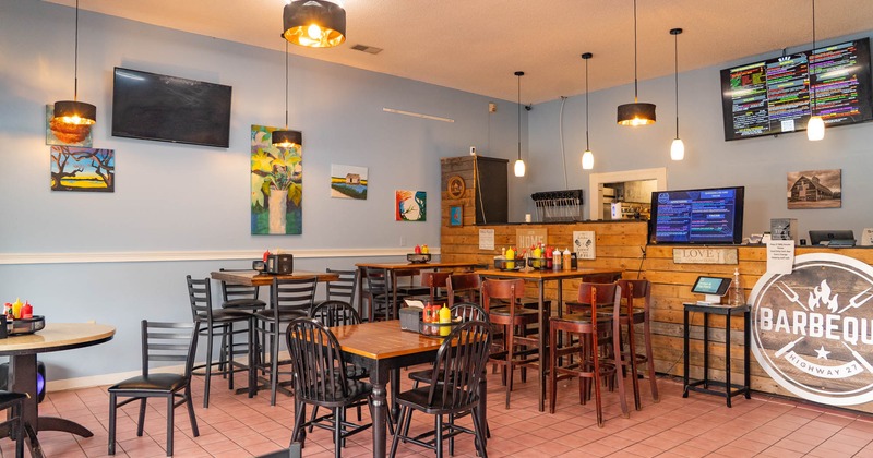 Interior, dining area