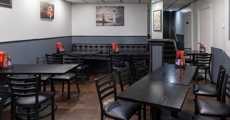 Tables ready for guests