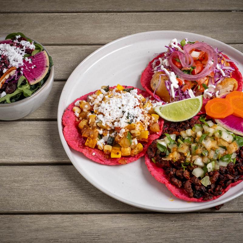 3 Tacos with Salad photo