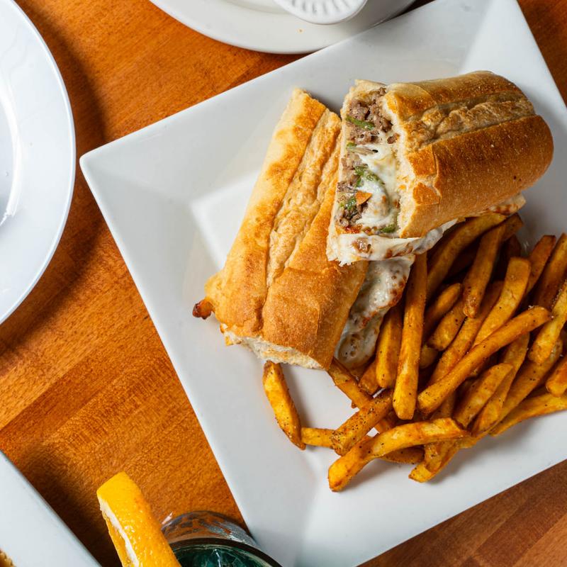 menu item 4 of 15, Cheese Steak Combo