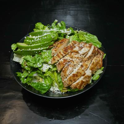 La Reyna Chicken Caesar Salad.