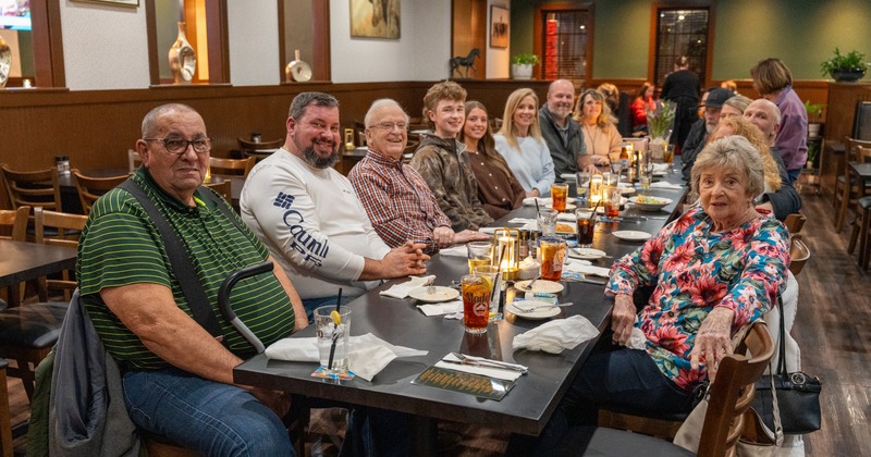 Interior, a party group gathering