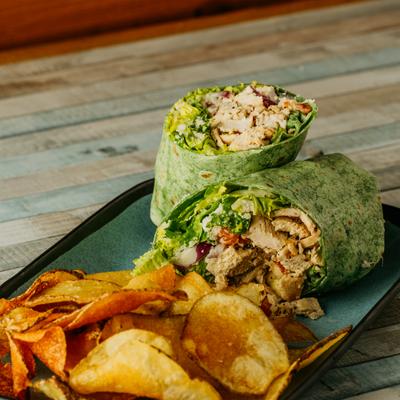 Chicken Ceasar wrap.