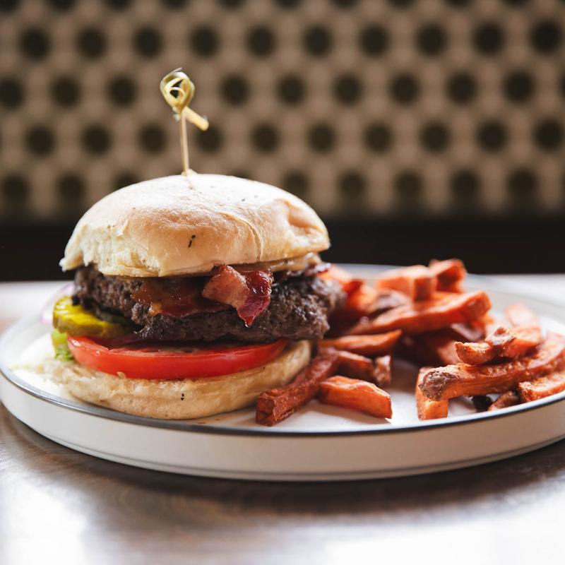 Cheddar Bacon Bison Burger photo