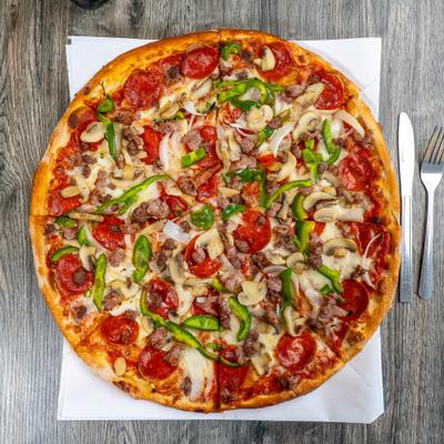 Granby’s special pizza.