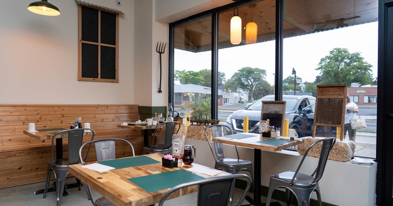 Interior seating area