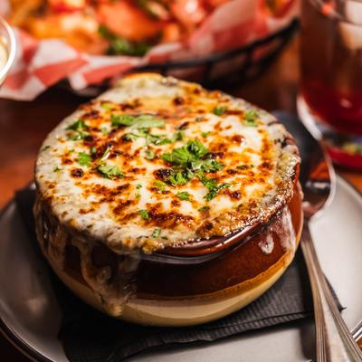 French onion soup.