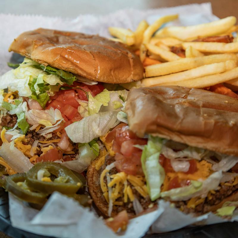 menu item 13 of 23, Taco Burger