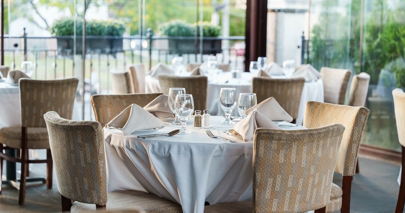 Interior, table for four