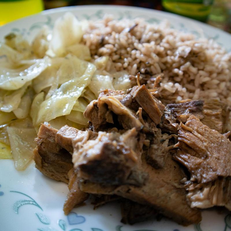 Jerk Pork Platter* photo