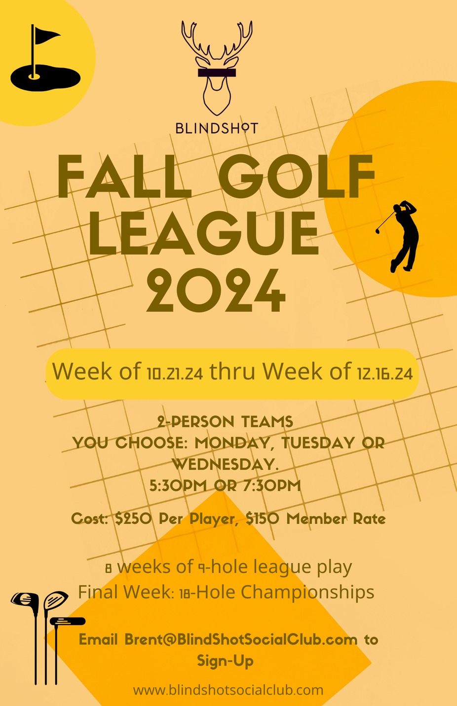 Fall Indoor Golf League 2024 event photo