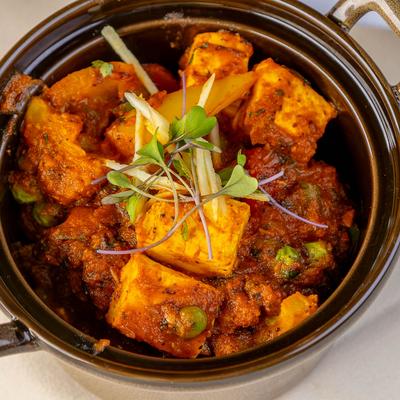 Muttar Paneer Masala.