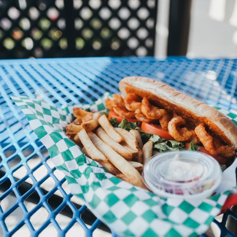 menu item 9 of 13, Shrimp Po'Boy