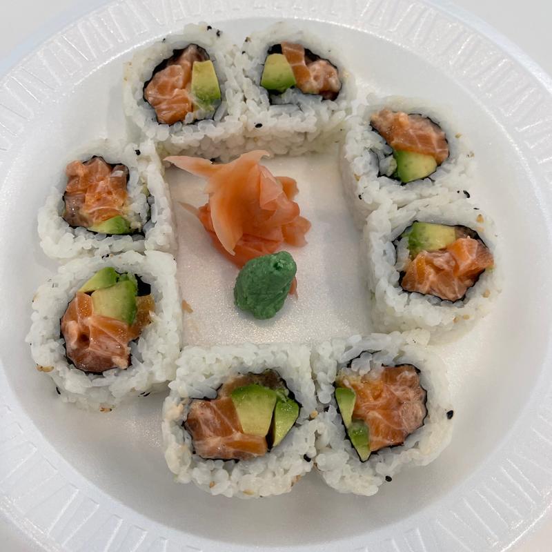 menu item 62 of 76, Salmon Avocado Roll (+/- Spicy)