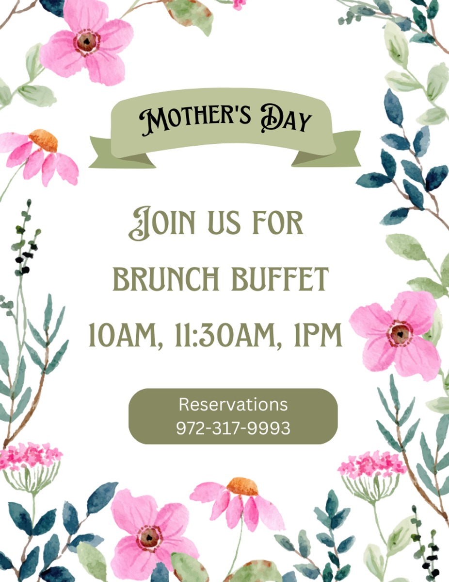 Mother's day brunch buffet event photo