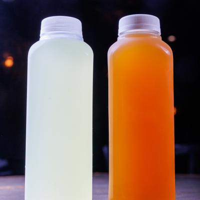 Lemonade and fruit tea.