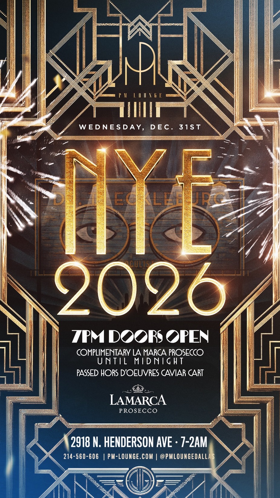 NEW YEARS EVE 2026 @ PM LOUNGE! event photo