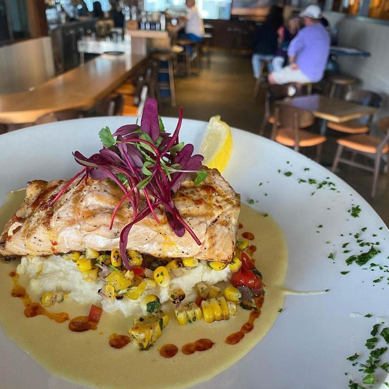 Char-Grilled Salmon photo