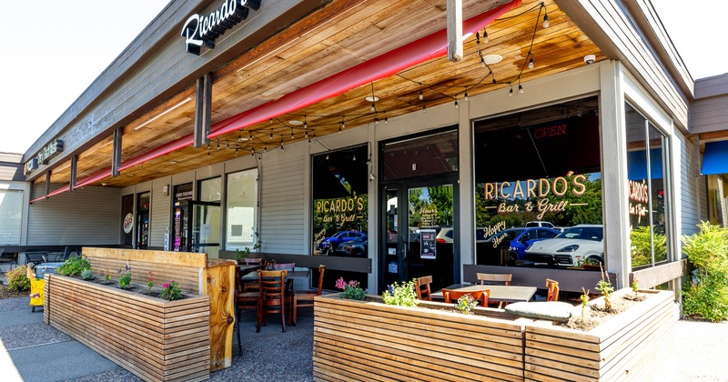 Exterior, seating place on patio