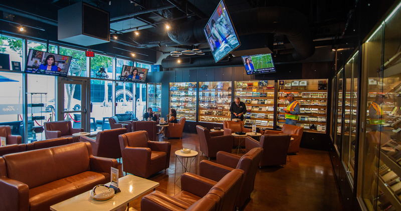 Interior, tables ready for guests