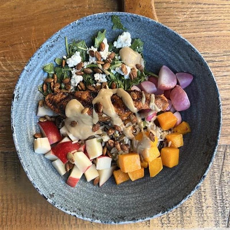 menu item 11 of 45, Wood Grilled Salmon Harvest Bowl*