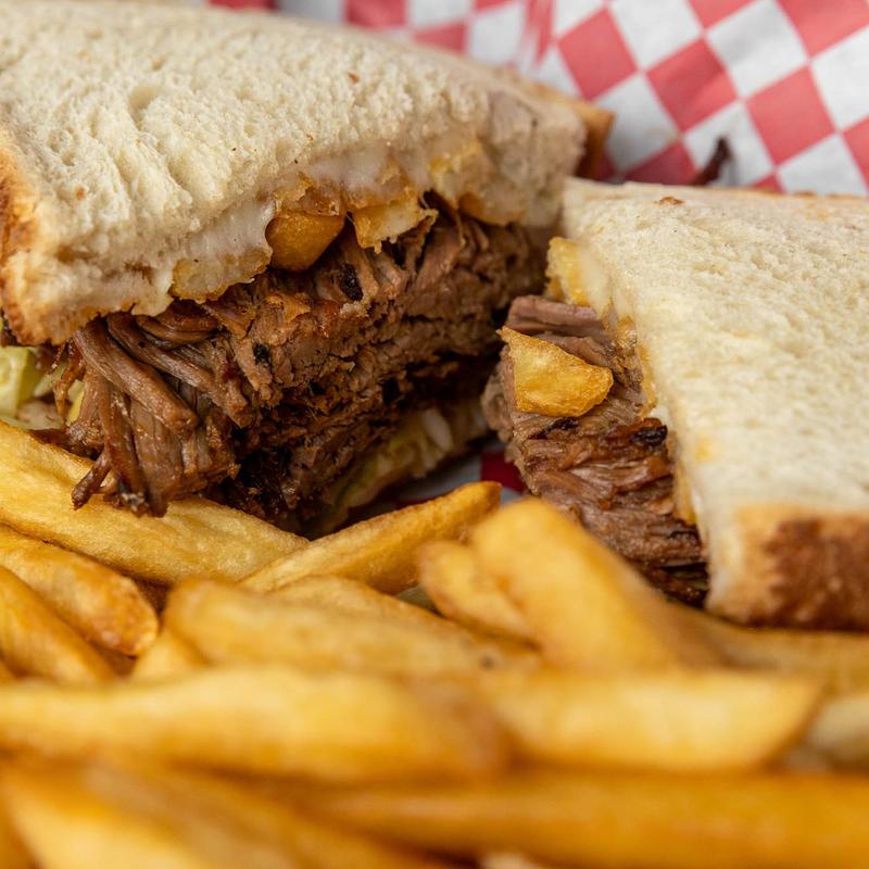 Smoked Pulled Brisket Sandwich photo