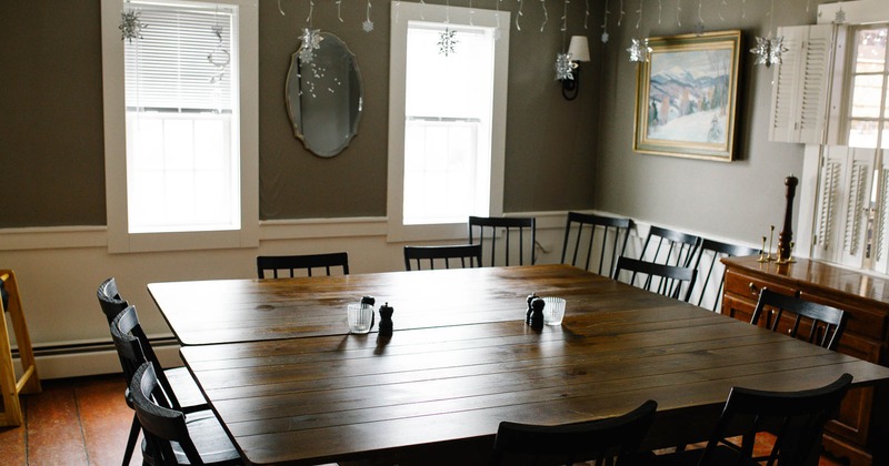 Interior, private dining area