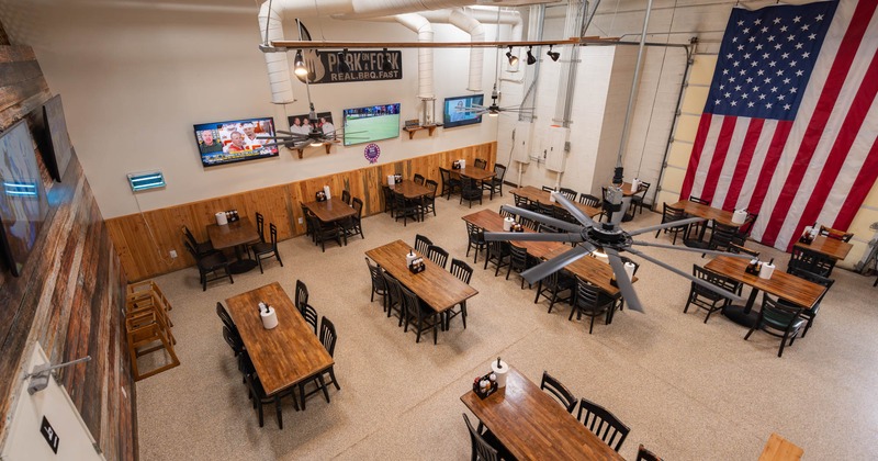 Interior, view from above