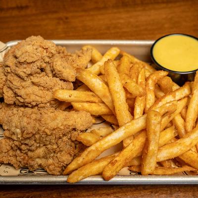 Chicken Tenders, top view.