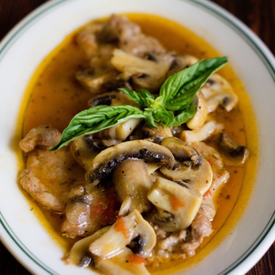 Chicken Marsala.