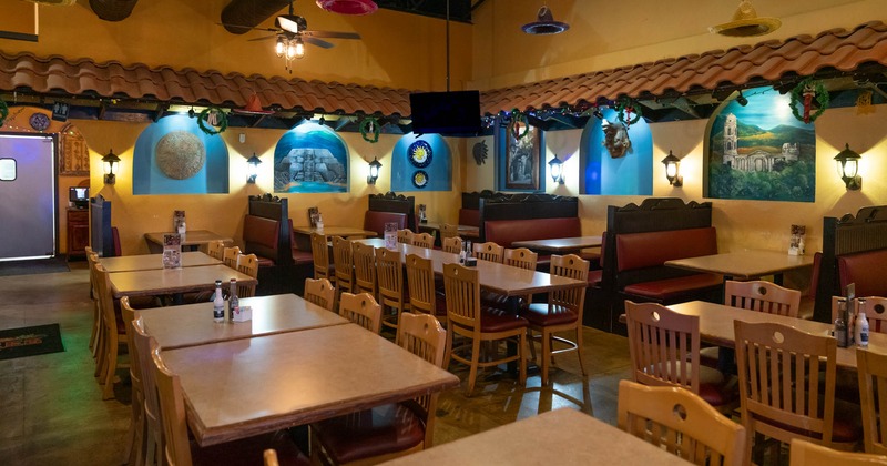 Interior, dining tables