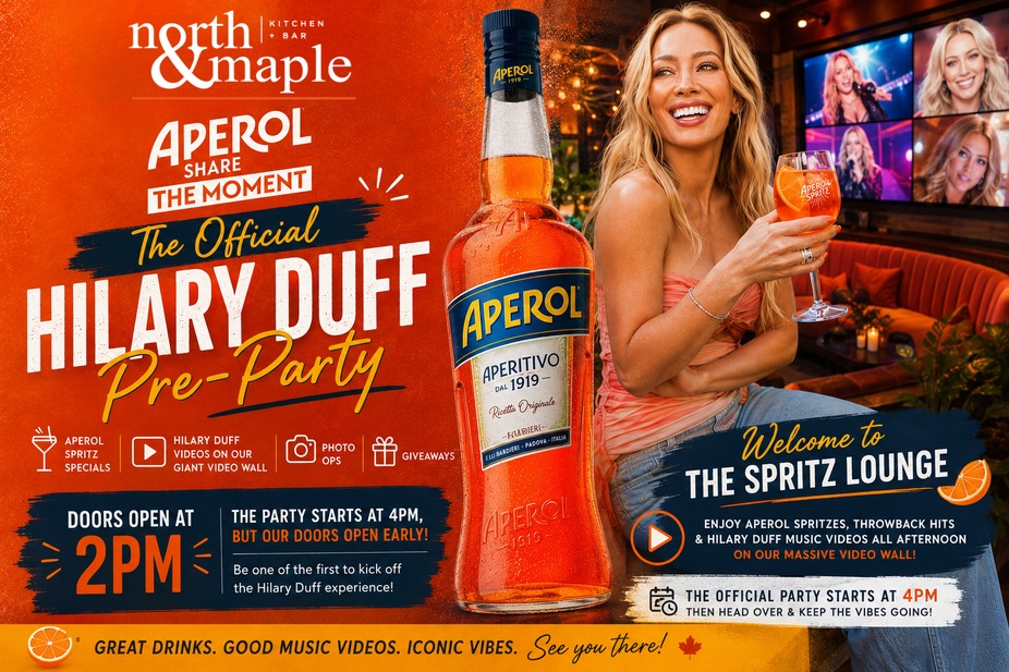 🧡✨ BE THE FIRST TO KICK OFF THE OFFICIAL HILARY DUFF PRE-PARTY! ✨🧡 event photo