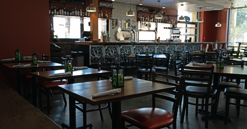 Interior, dining area