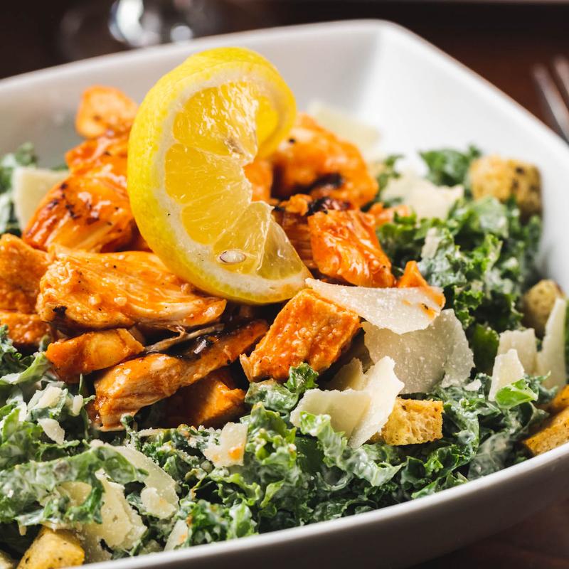 STAFFS FAVORITE: Buffalo Kale Chicken Caesar Salad photo