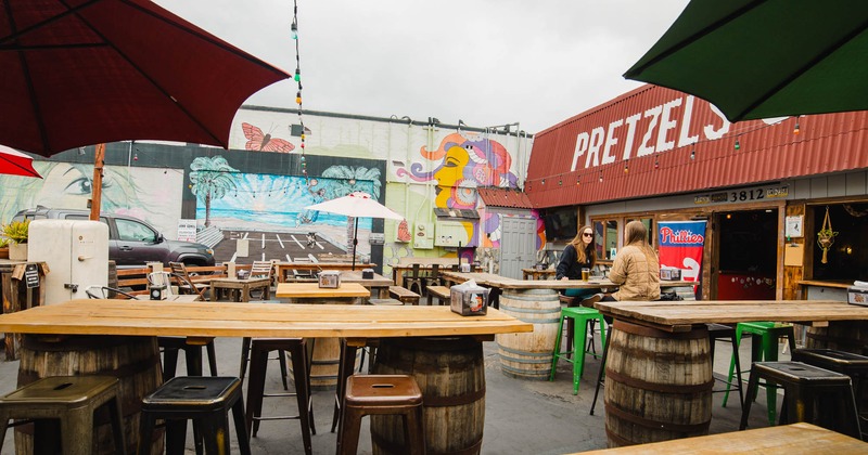 Patio seating and tables