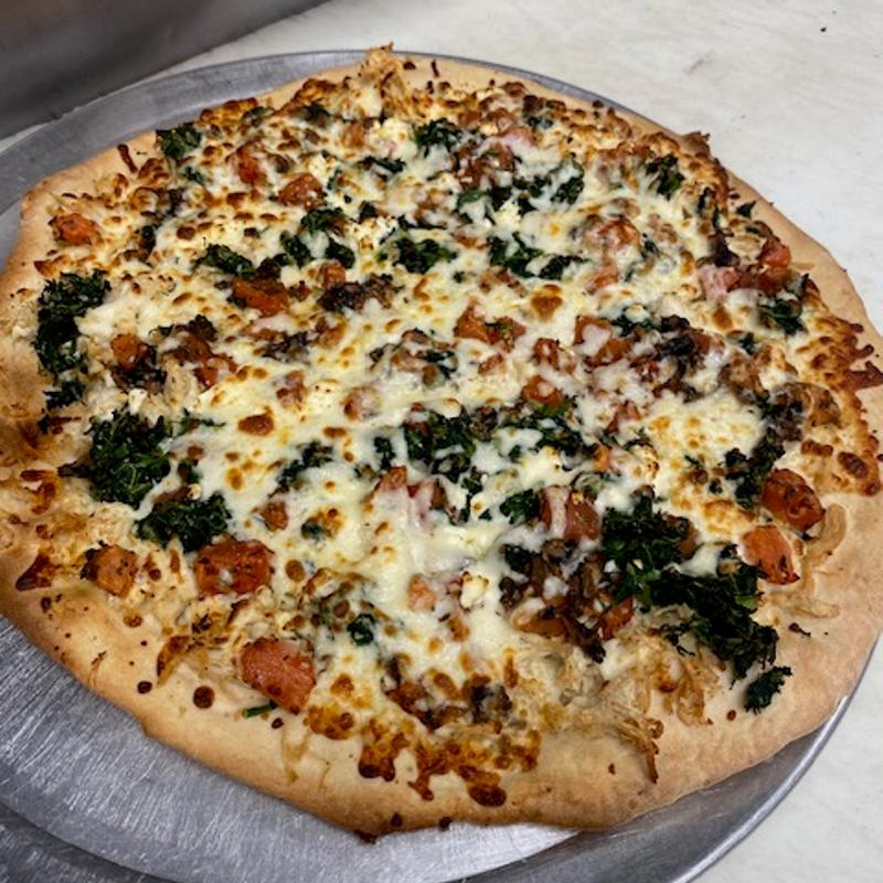 Tuscan Style White Pizza photo