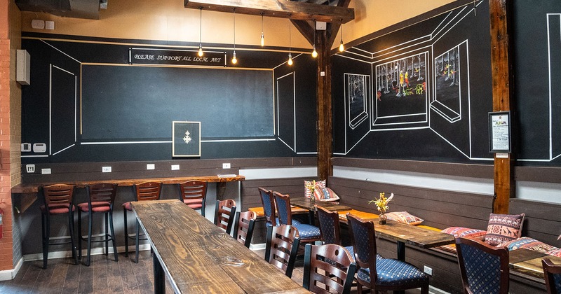 Interior, main seating area