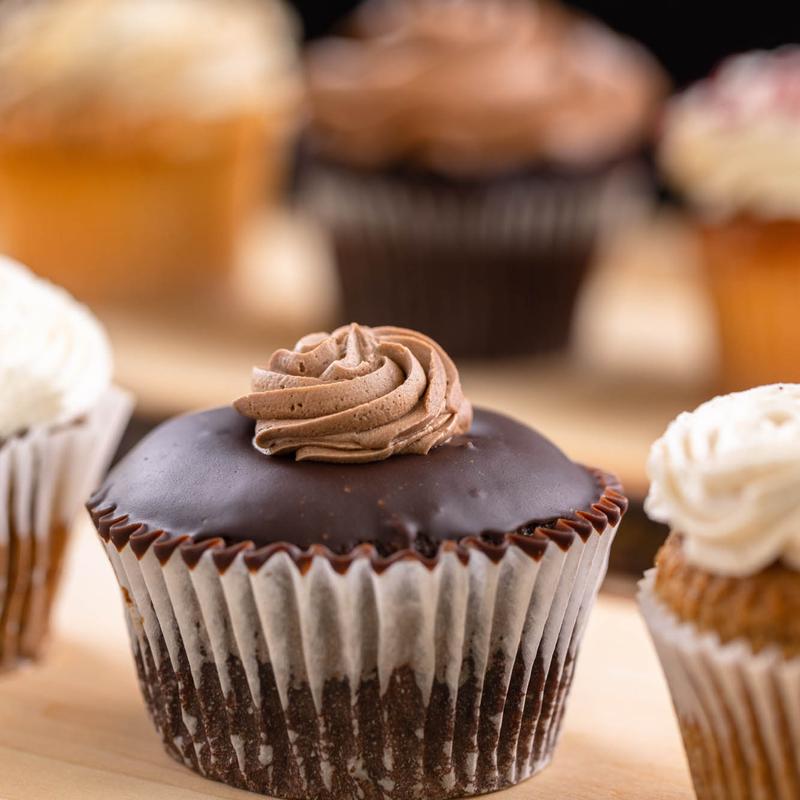 V/GF Triple Chocolate Cupcake photo