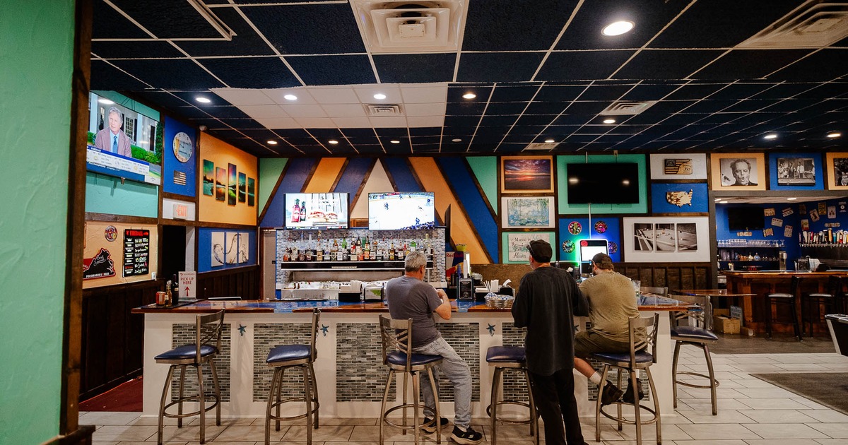 Interior, bar with stools