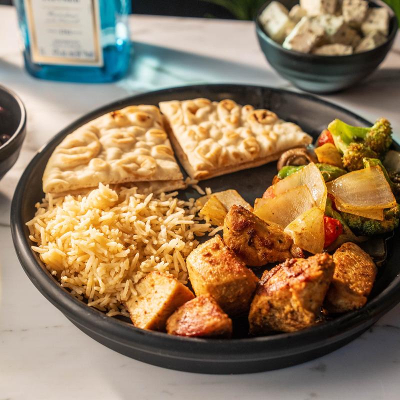 menu item 17 of 19, Chicken Kabob Platter