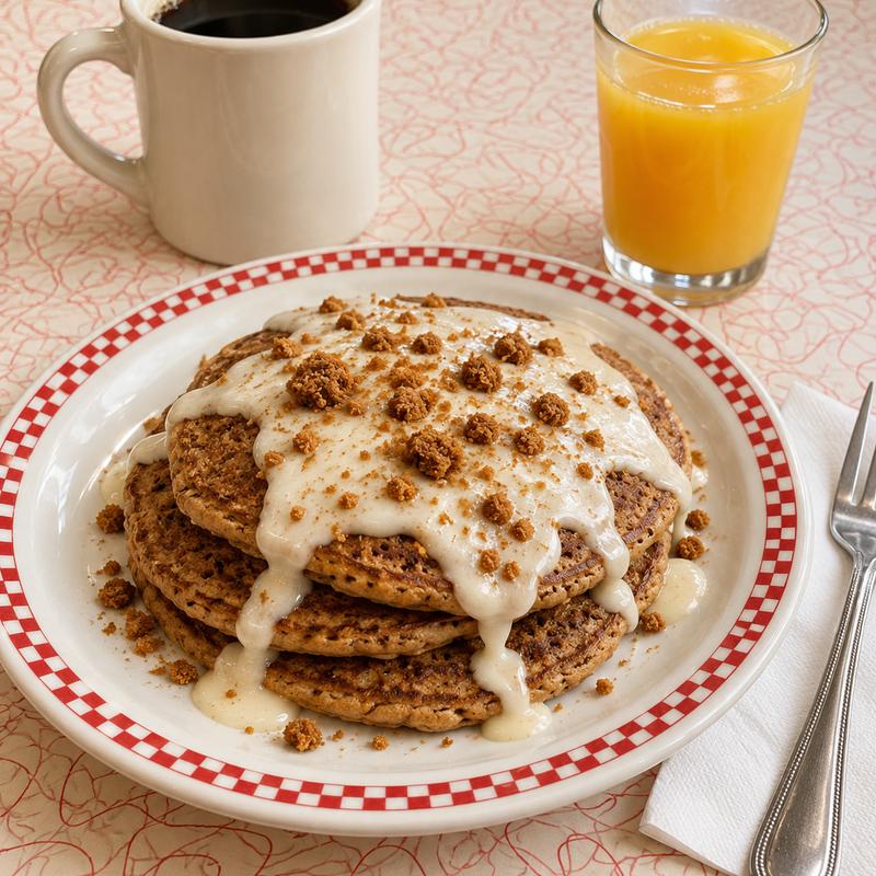 menu item 41 of 44, Gingerbread Pancakes