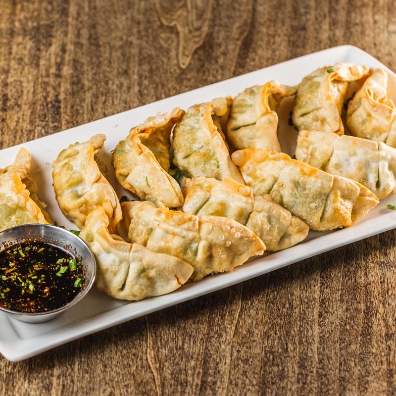 Edamame Veggie Potstickers - Sweet Chili Sauce photo