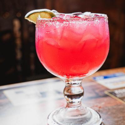 Dragon fruit margarita.