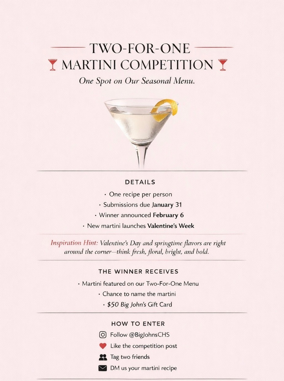 Martini Menu Competition event photo