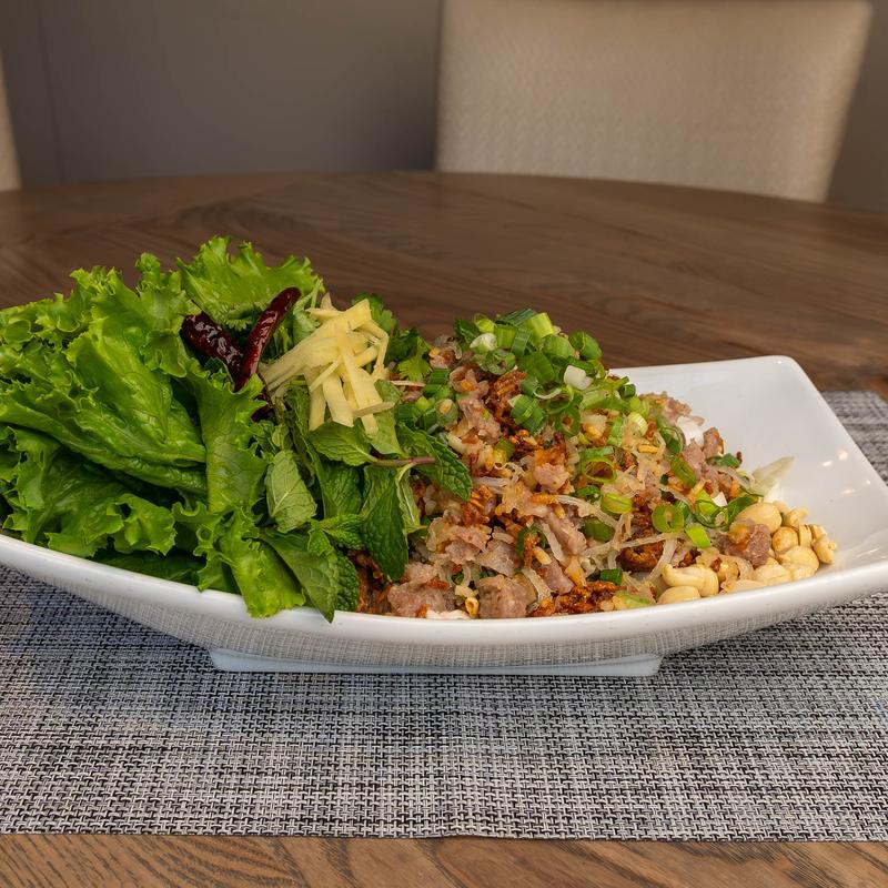 NAM KHAO TOD (Crispy Rice & Pork Salad) photo